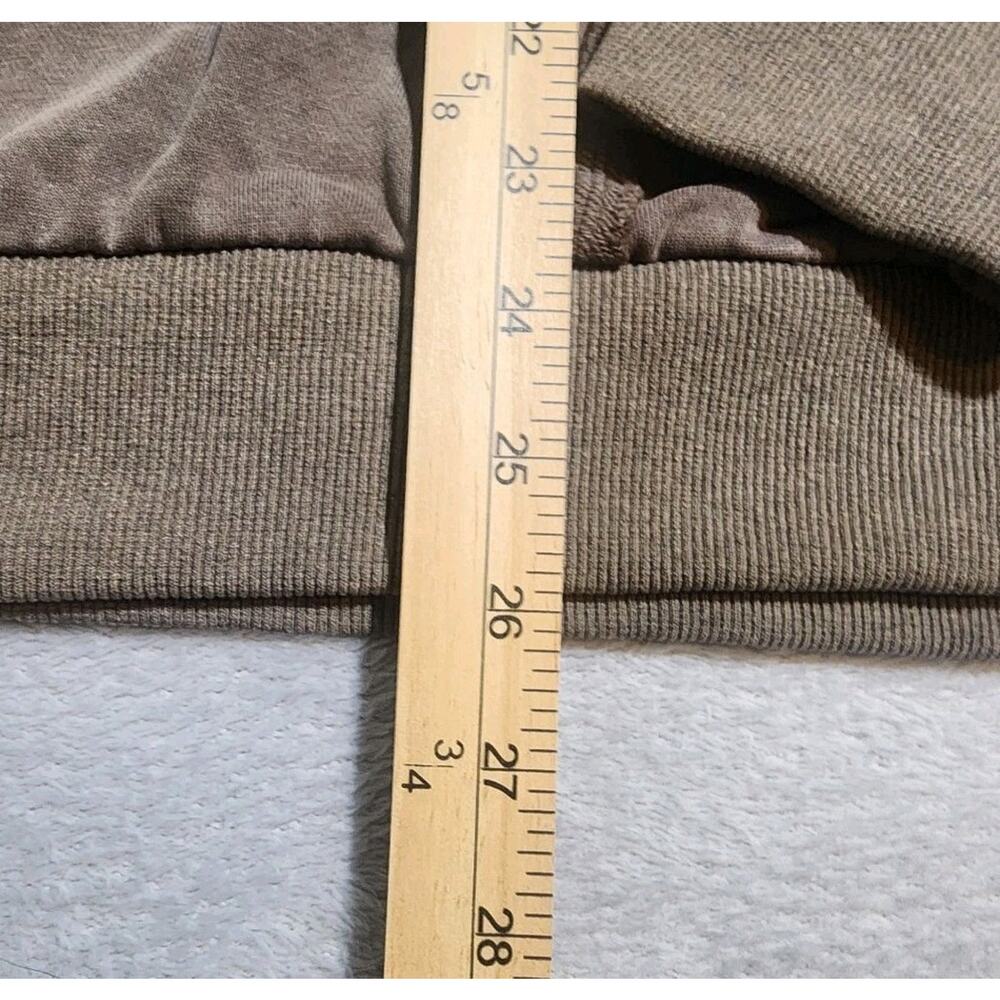 Easel Large Mineral Wash Patchwork Sleeve Sweatshirt Boho Oversized Pullover - Picture 10 of 11